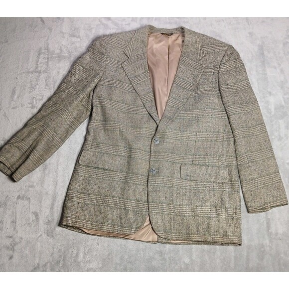 Bill Blass Mens Silk Blazer (Fits 44R) Classic USA Made Vintage 80s Sport Coat - Picture 2 of 11